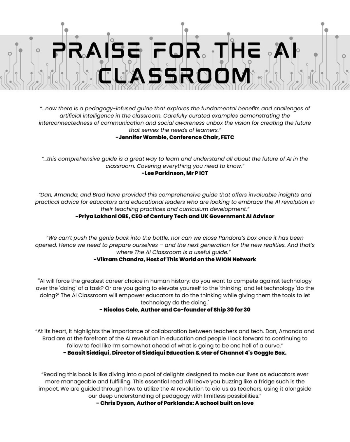The Ai Classroom The Ultimate Guide To Artificial Intelligence In Education Dan Fitzpatrick