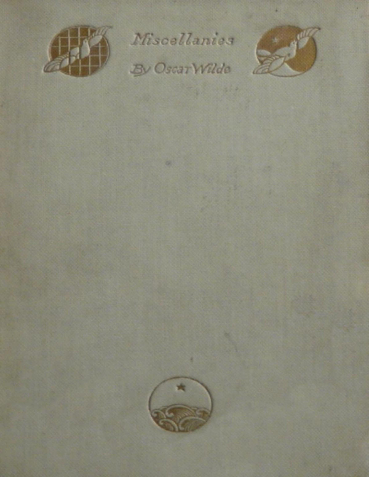 Miscellanies Oscar Wilde