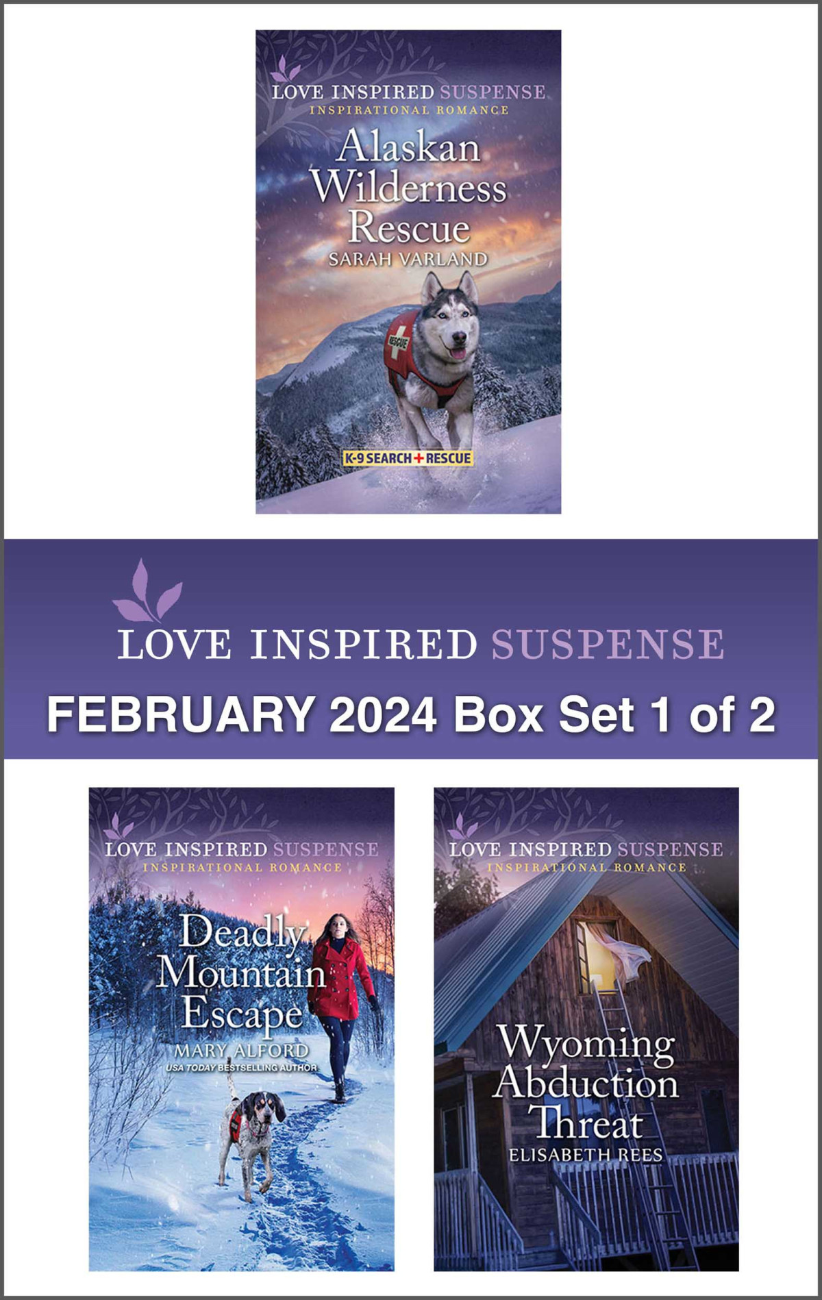 Love Inspired Suspense February 2024box Set 1 Of 2 Sarah Varland