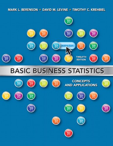 Basic Business Statistics Concepts And Applications 12th Mark L Berenson