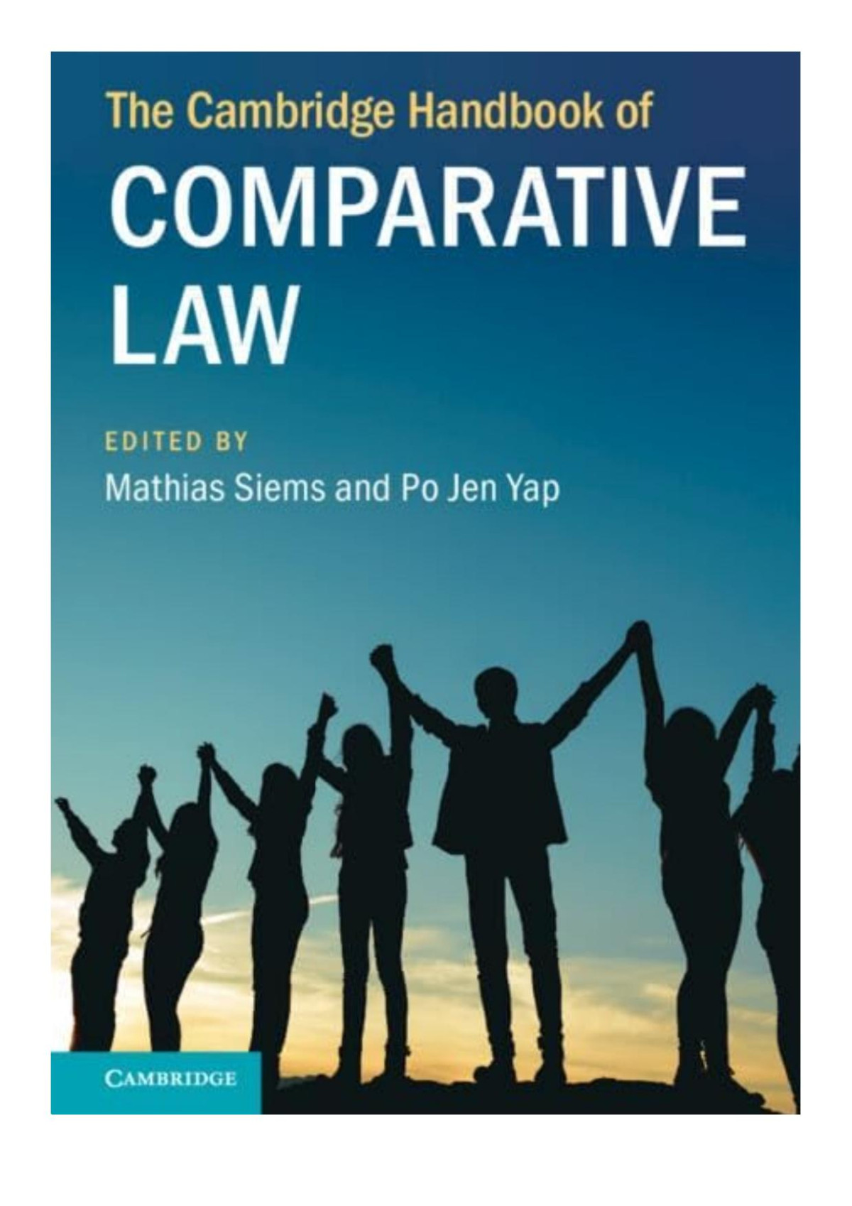 The Cambridge Handbook Of Comparative Law Mathias Siems Po Jen Yap