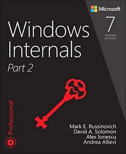 Windows Internals Part 2 Developer Reference 7th Edition Russinovich