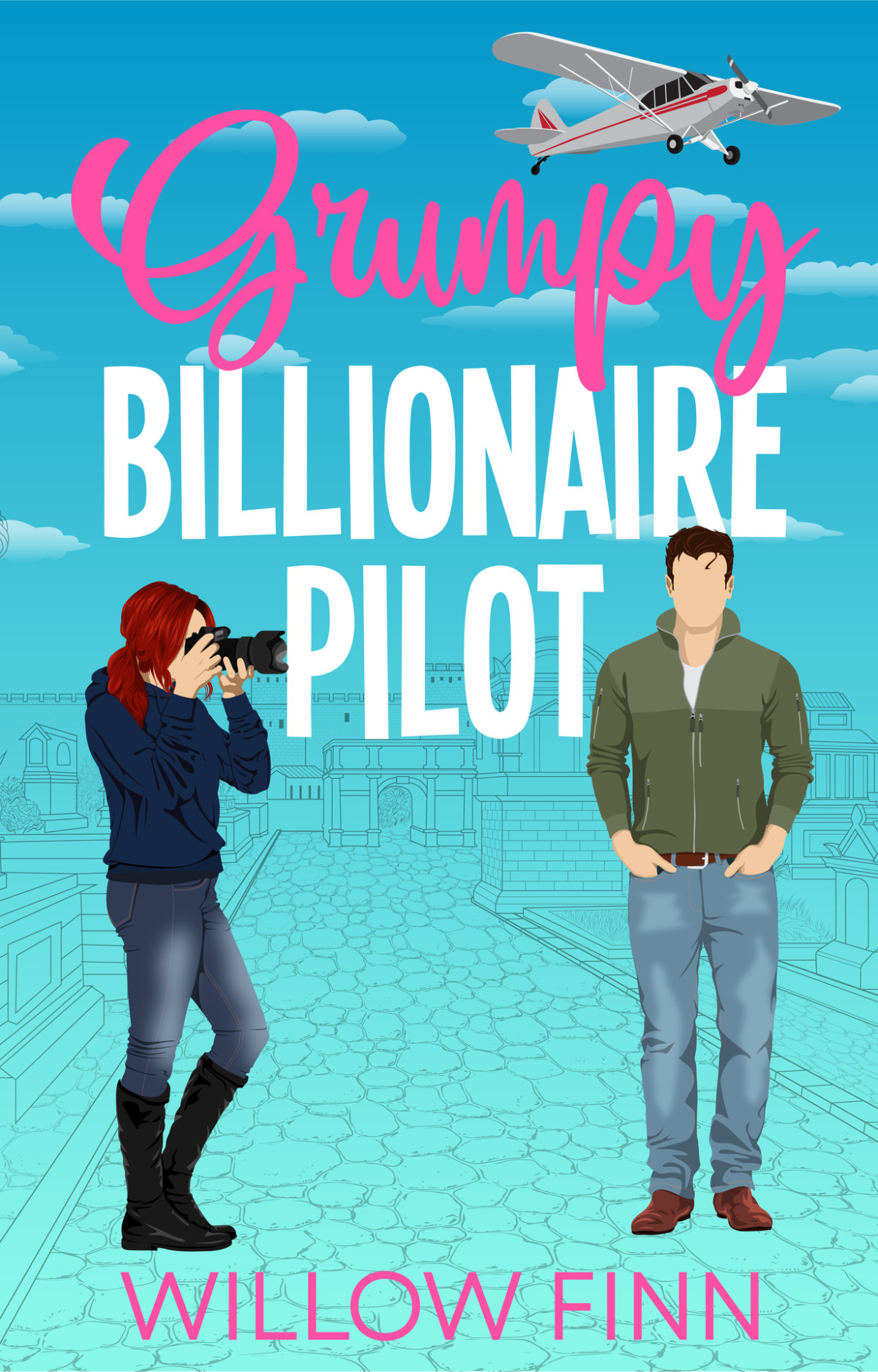 Grumpy Billionaire Pilot An Opposites Attract Stuck Together Romance The Delaney Brothers Series Book 1 Willow Finn