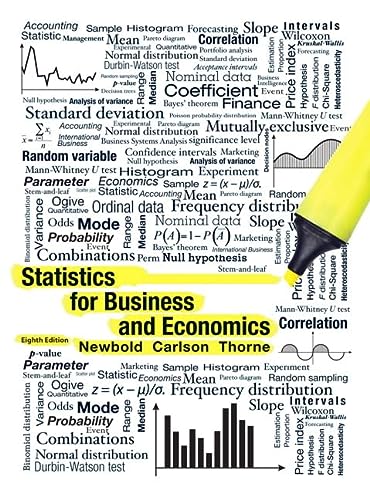 Statistics For Business And Economics 8th Edition Newbold Paul