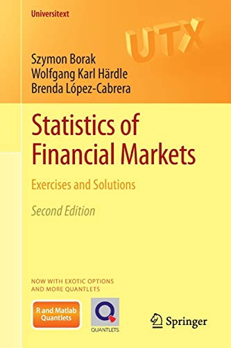 Statistics Of Financial Markets Exercises And Solutions Universitext 2nd Ed 2013 Borak