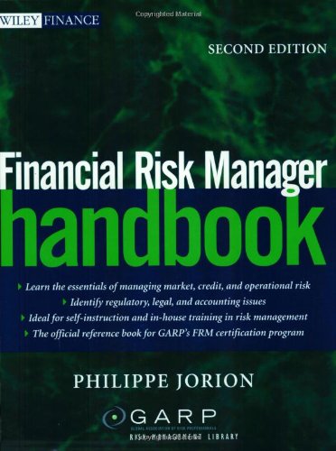 Financial Risk Manager Handbook Second Edition 2nd Edition Jorion