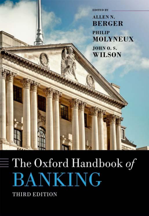 The Oxford Handbook Of Banking Allen N Berger Philip Molyneux John O S Wilson