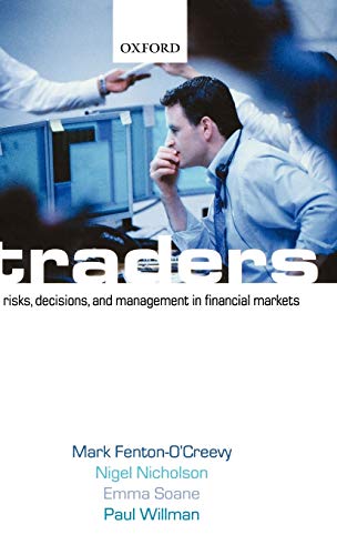 Traders Risks Decisions And Management In Financial Markets 1st Edition Fentonocreevy