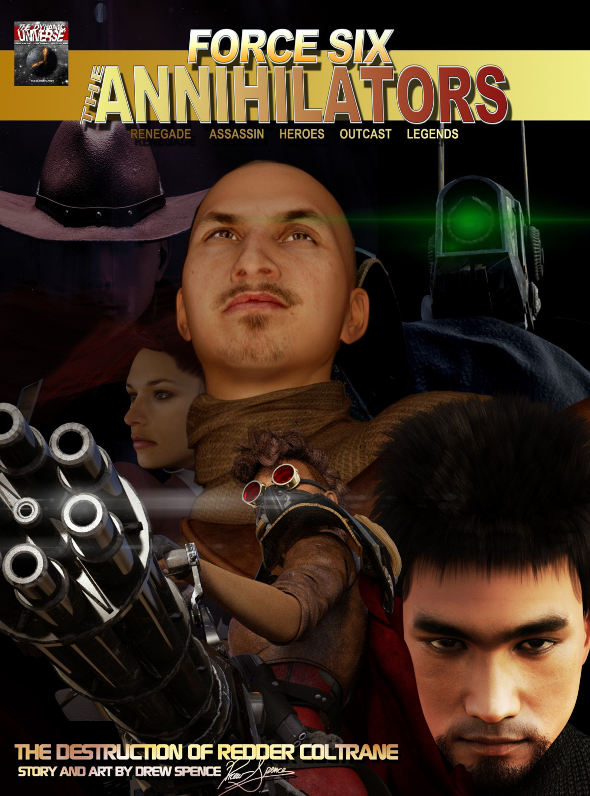 Force Six The Annihilators The Destruction Of Redder Coltrane Drew Spence