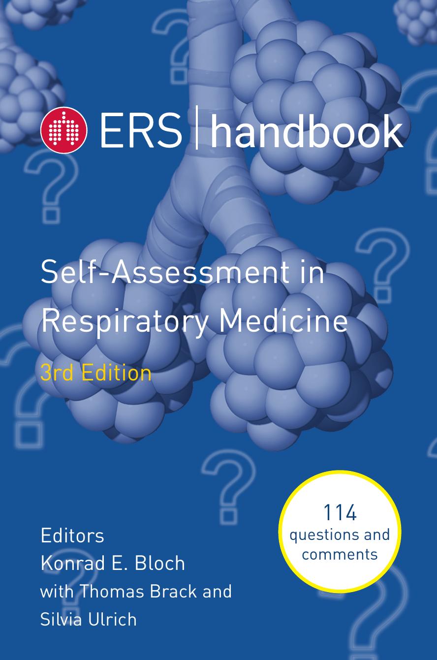 Selfassessment In Respiratory Medicine 3rd Edition Konrad E Bloch