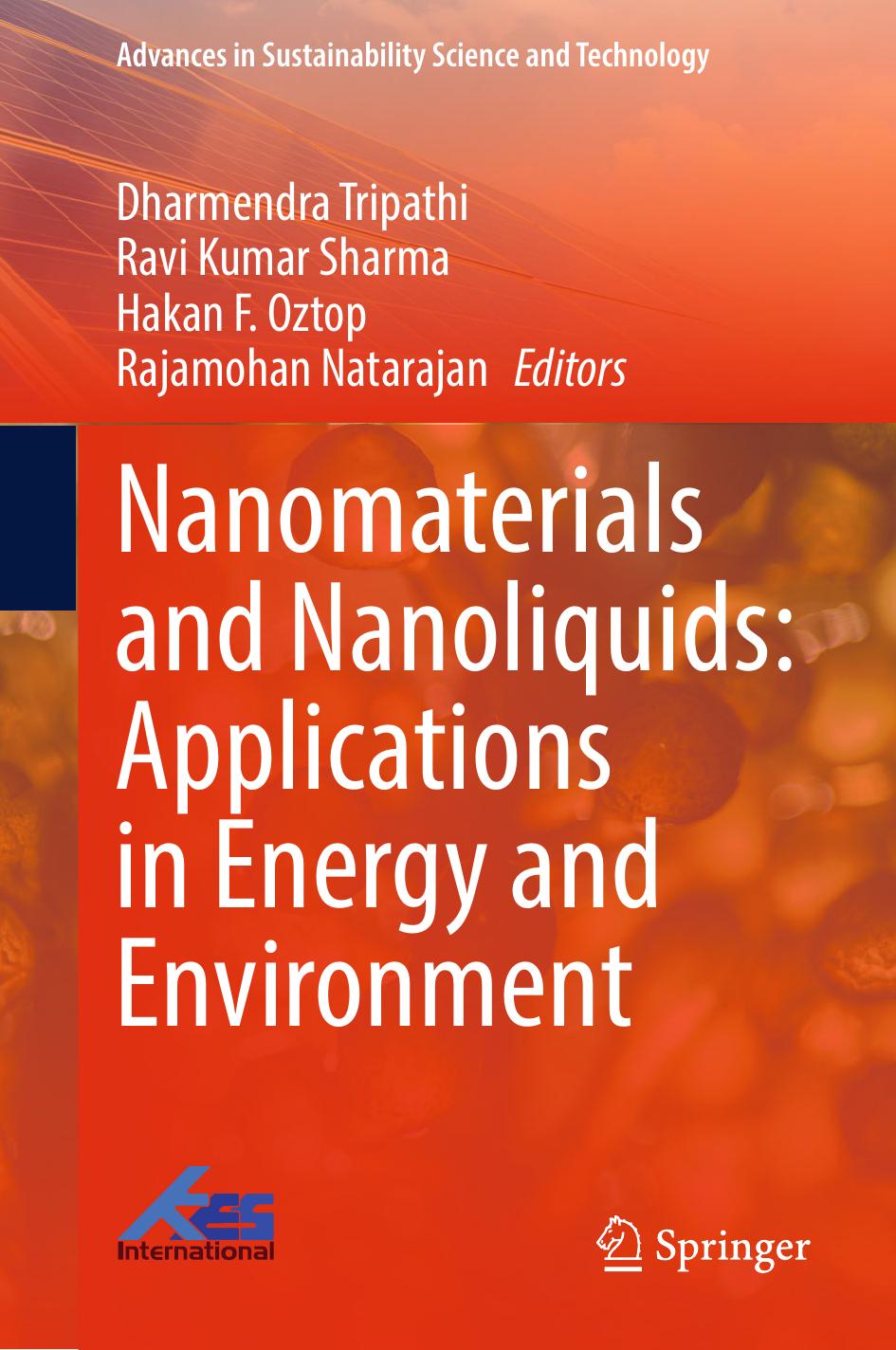 Nanomaterials And Nanoliquids Applications In Energy And Environment 1st Edition Dharmendra Tripathi