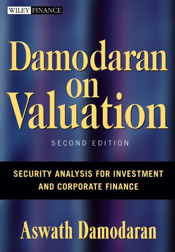 Damodaran On Valuation Security Analysis For Investment And Corporate Finance 2nd Edition Damodaran