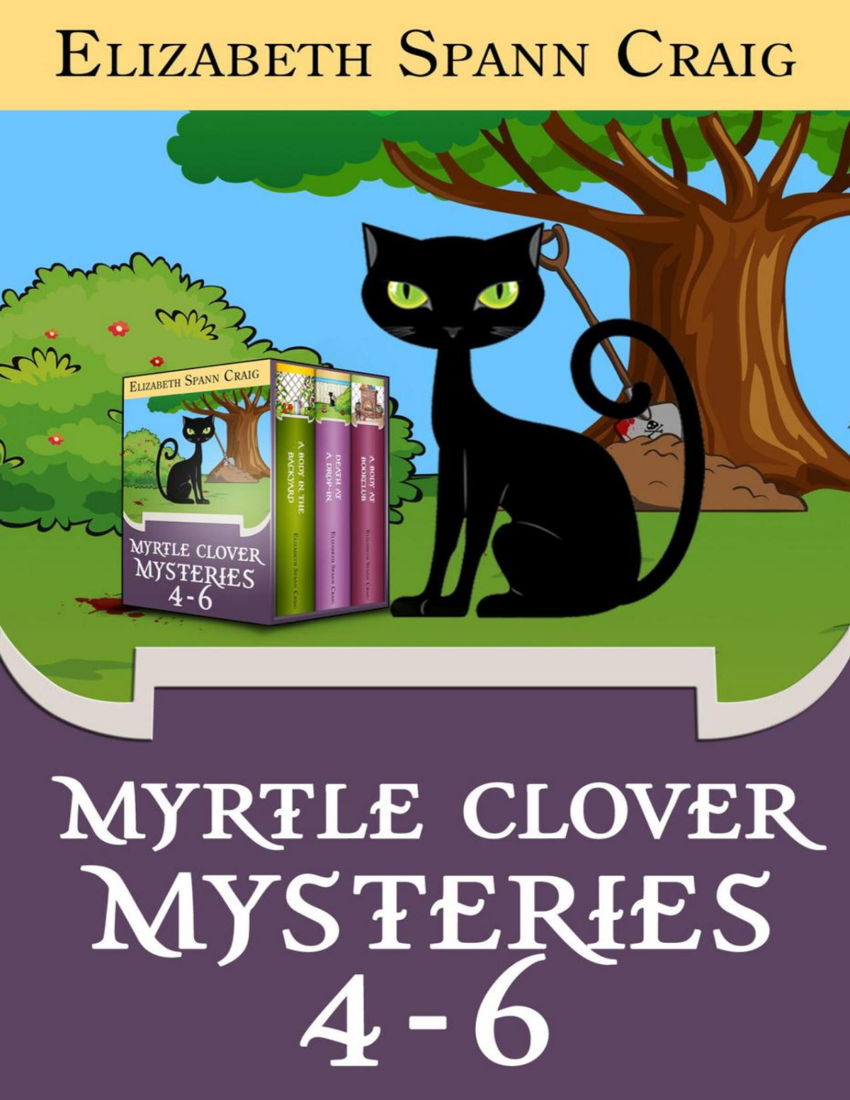 Myrtle Clover Mysteries Box Set 2 Books 46 A Myrtle Clover Cozy Mystery Elizabeth Spann Craig