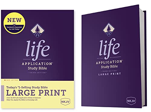 Nkjv Life Application Study Bible Third Edition Large Print Hardcover Red Letter 3rd Edition Tyndale