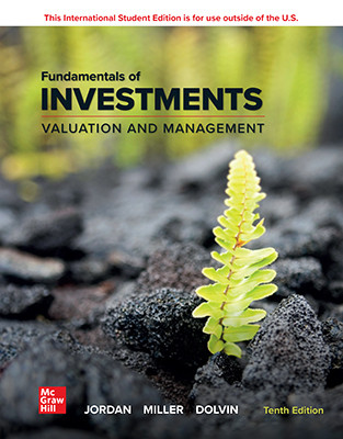 Ise Ebook Online Access For Fundamentals Of Investments 10th Edition Bradford Jordanthomas Millersteve Dolvin