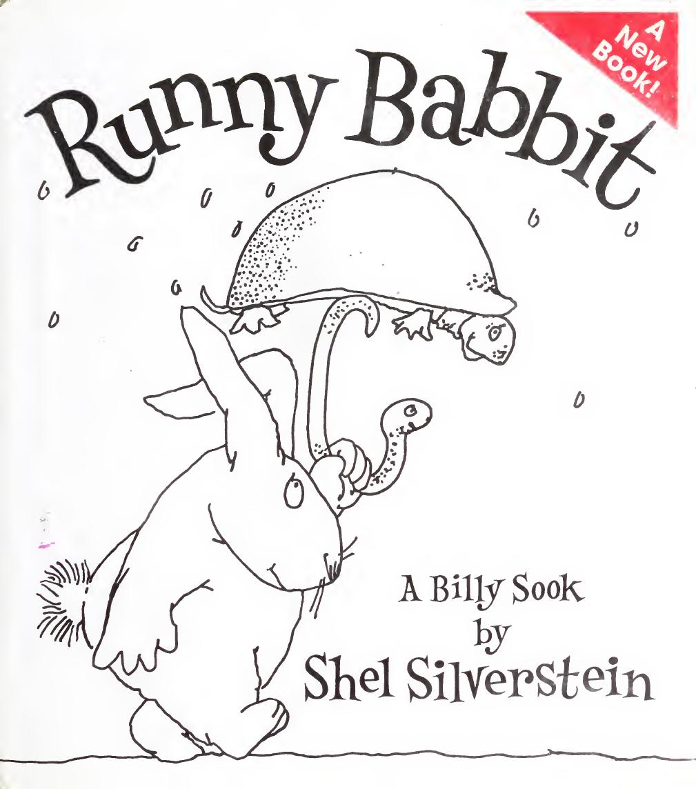 Runny Babbit A Billy Book Stated First Edition Shel Silverstein