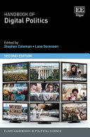 Handbook Of Digital Politics Stephen Coleman Lone Sorensen