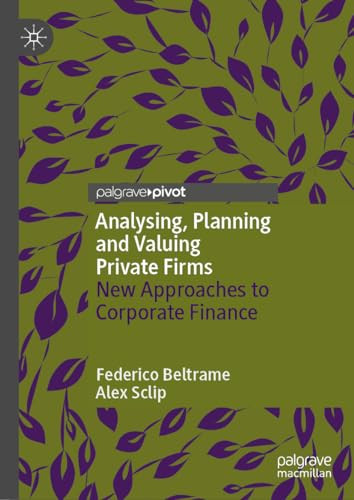 Analysing Planning And Valuing Private Firms New Approaches To Corporate Finance 1st Edition Beltrame