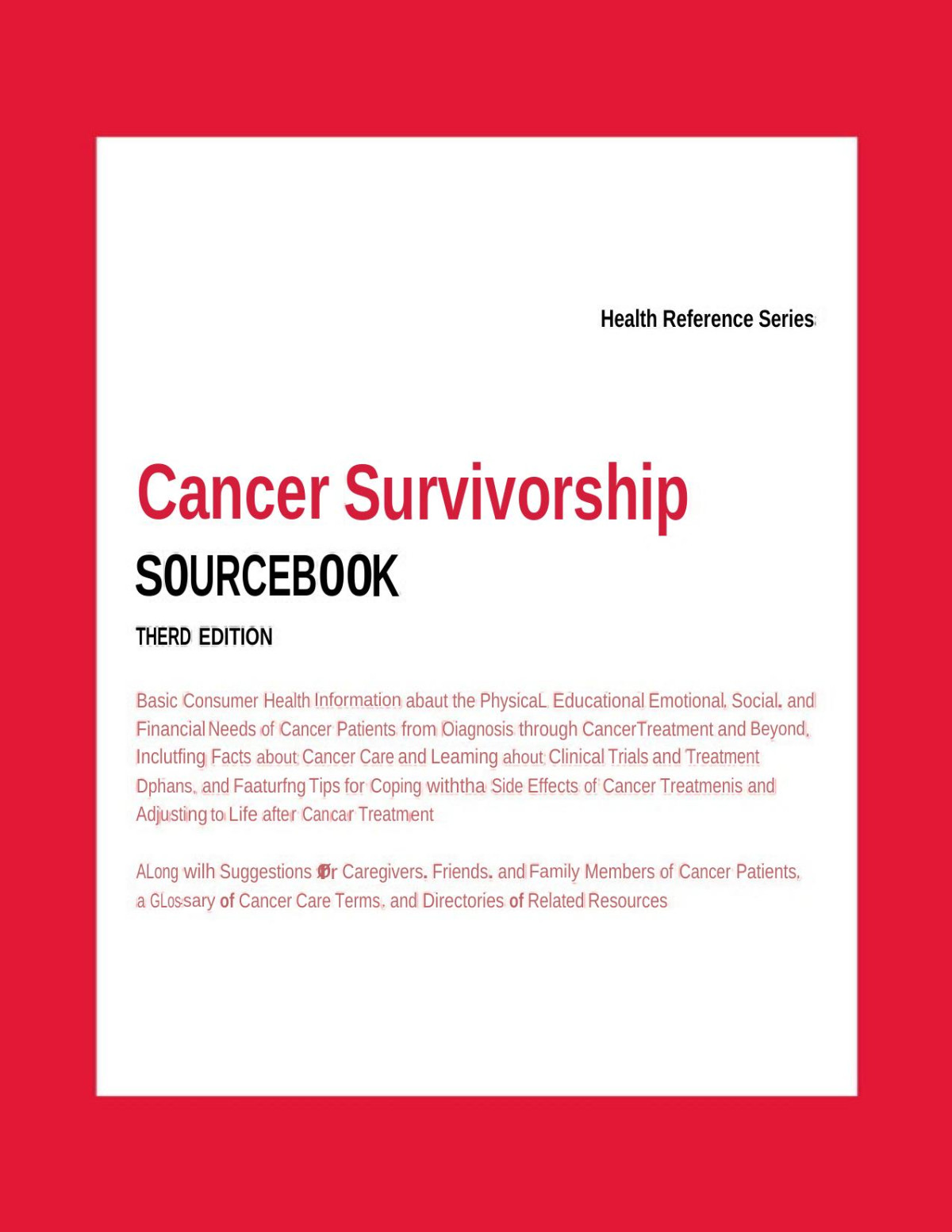Cancer Survivorship Sourcebook Angela L Williams