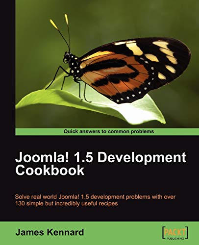 Joomla 15 Development Cookbook 1st Edition James Kennard
