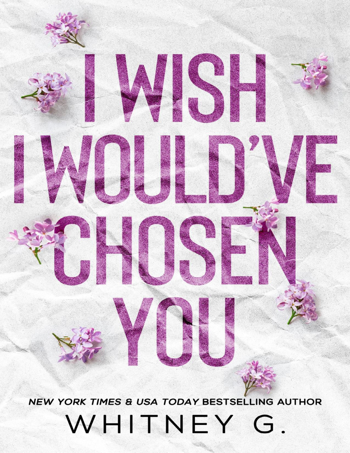 I Wish I Wouldve Chosen You Whitney G