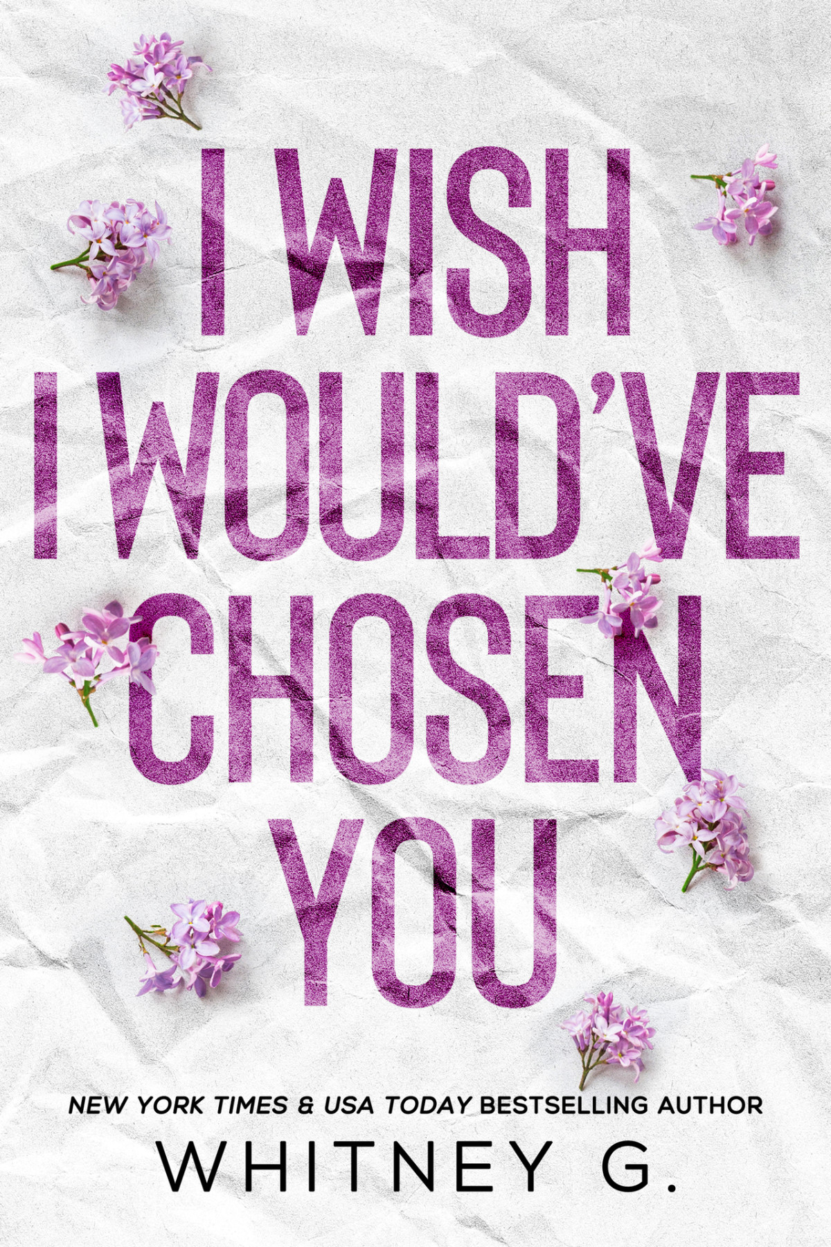 I Wish I Wouldve Chosen You Whitney G