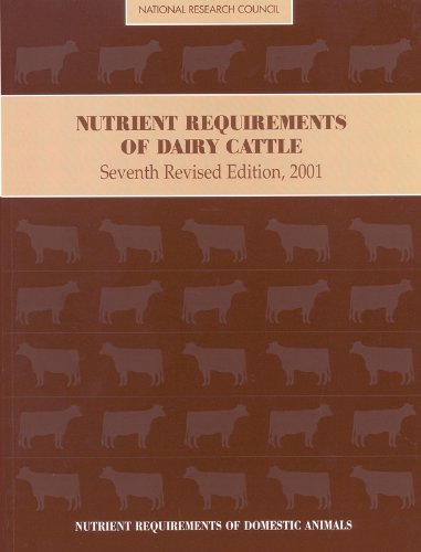 Nutrient Requirements Of Dairy Cattle Seventh Revised Edition Subsequent Subcommittee On Dairy Cattle Nutrition