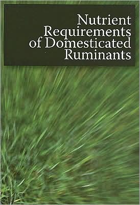 Nutrient Requirements Of Domesticated Ruminants Primary Industries Standing Committee