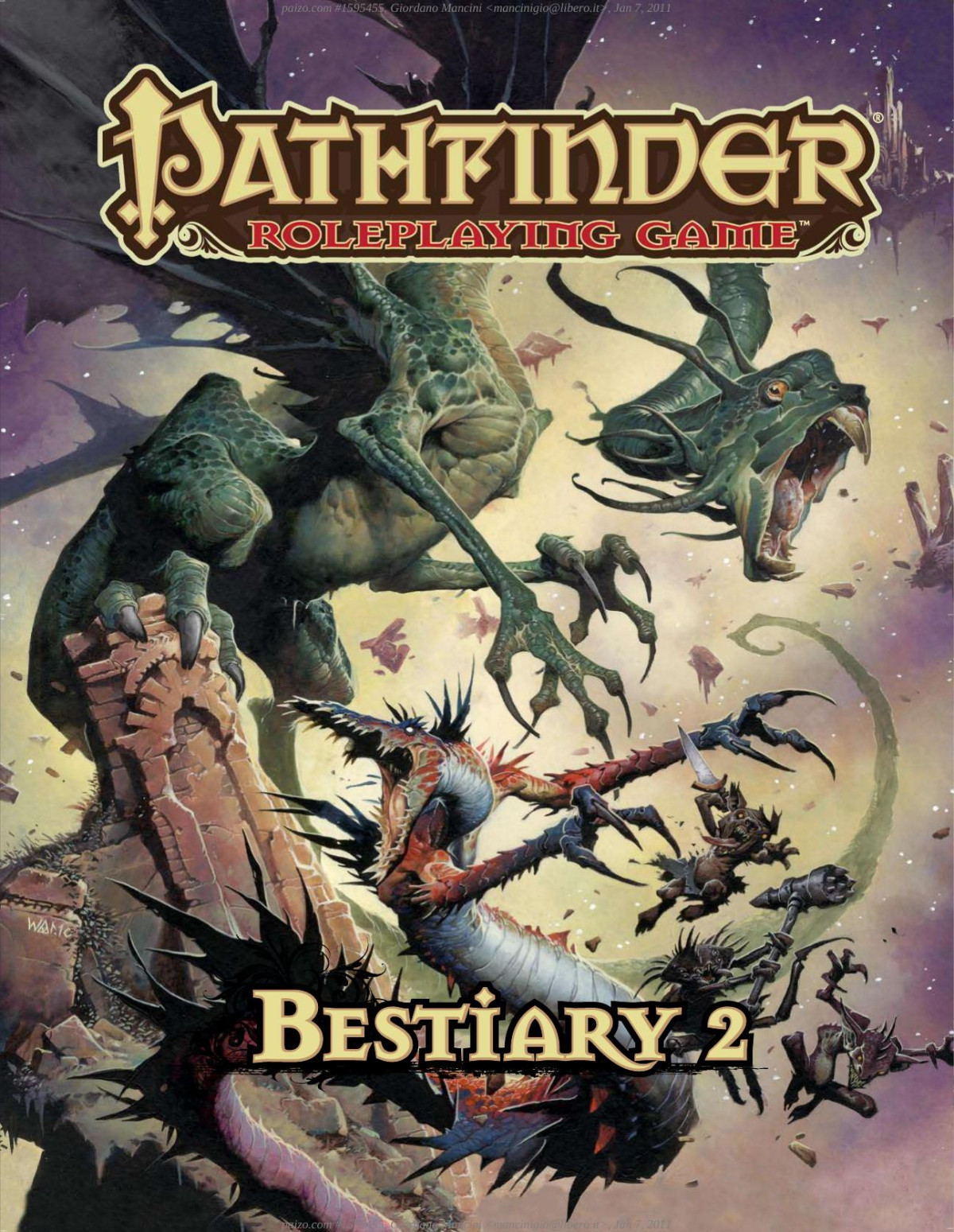 Bestiary 2 1st Edition Wolfgang Baur Jason Bulmahn Adam Daigle
