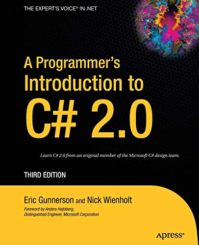 A Programmers Introduction To C 20 Experts Voice 3rd Ed Eric Gunnerson