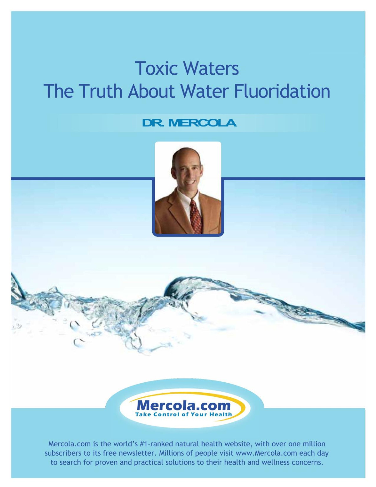 Toxic Waters The Truth About Water Fluoridation Dr Joseph Mercola