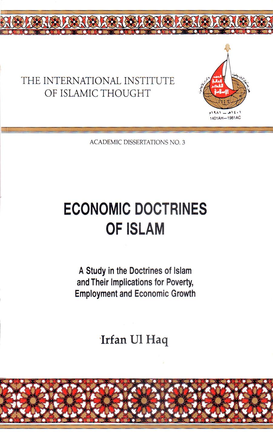 Economic Doctrine Of Islam 1st Edition Irfan Ul Haq