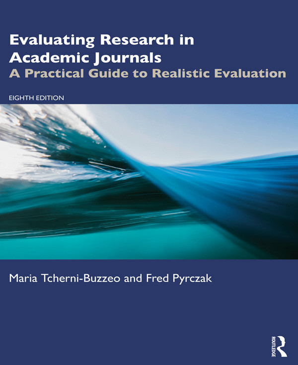 Evaluating Research In Academic Journals Maria Tchernibuzzeofred Pyrczak Fred Pyrczak