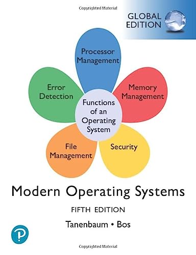 Modern Operating Systems 5th Global Edition 5th Global Andrew Tanenbaum