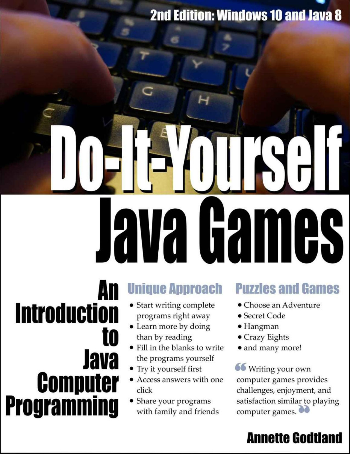 Doityourself Java Games An Introduction To Java Computer Programming Annette Godtland