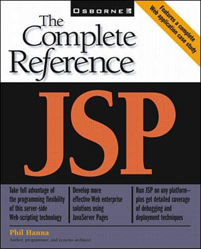 Jsp The Complete Reference First Edition Phil Hanna Author