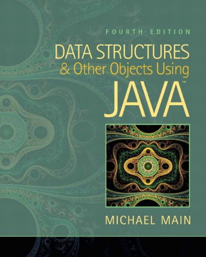 Data Structures And Other Objects Using Java 4th Edition Main