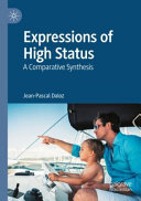 Expressions Of High Status A Comparative Synthesis 2nd Edition Jeanpascal Daloz
