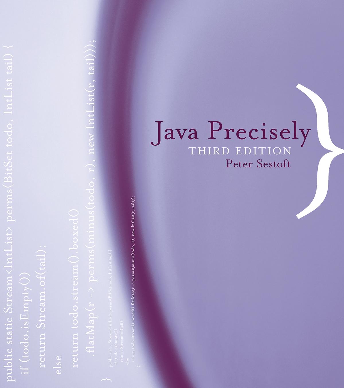 Java Precisely Third Edition Peter Sestoft