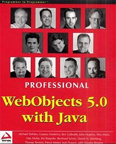 Professional Webobjects With Java 1st Edition Thomas Termini