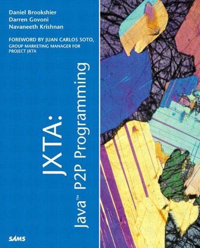 Jxta Java P2p Programming 1st Edition Brookshier Daniel Govoni