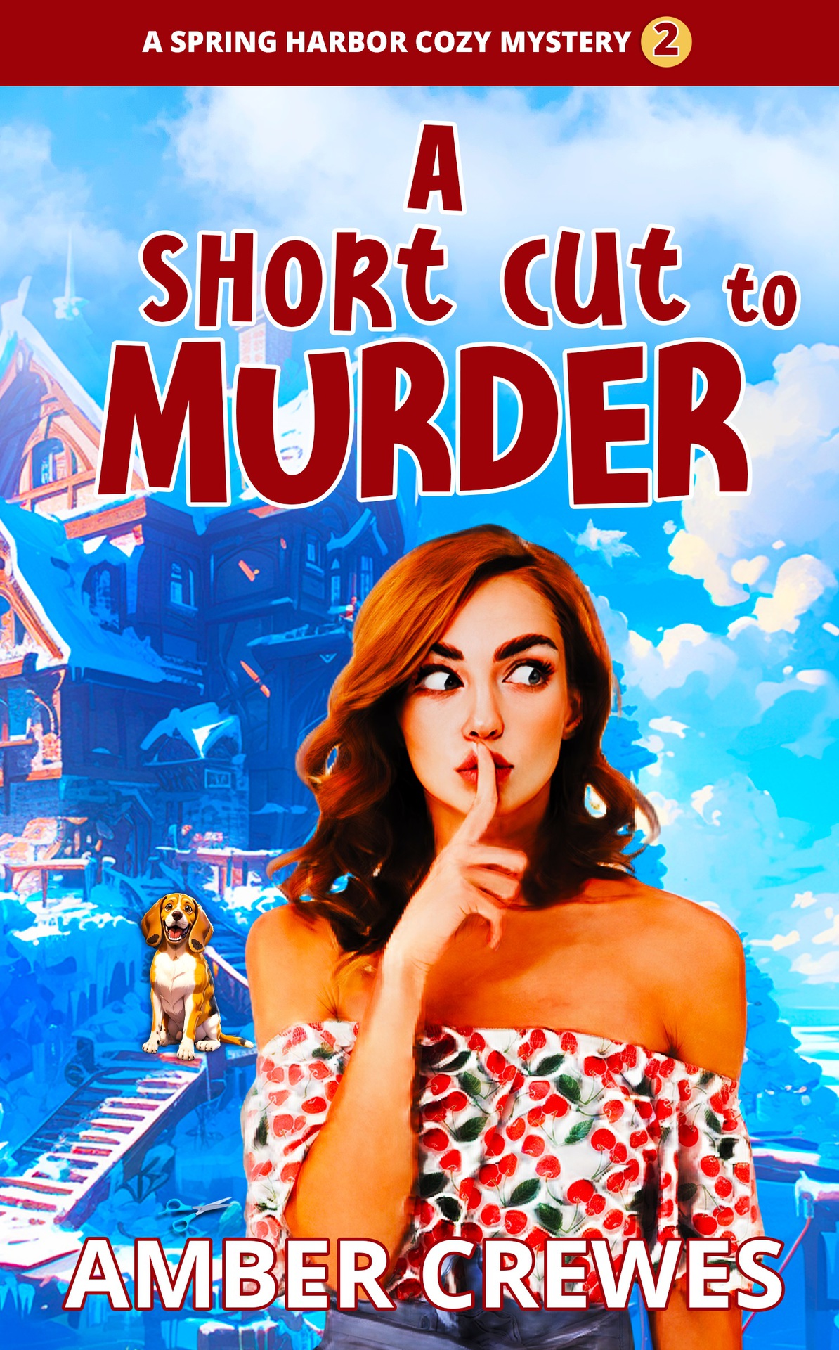 A Short Cut To Murder Spring Harbor Cozy Mystery 2 Amber Crewes