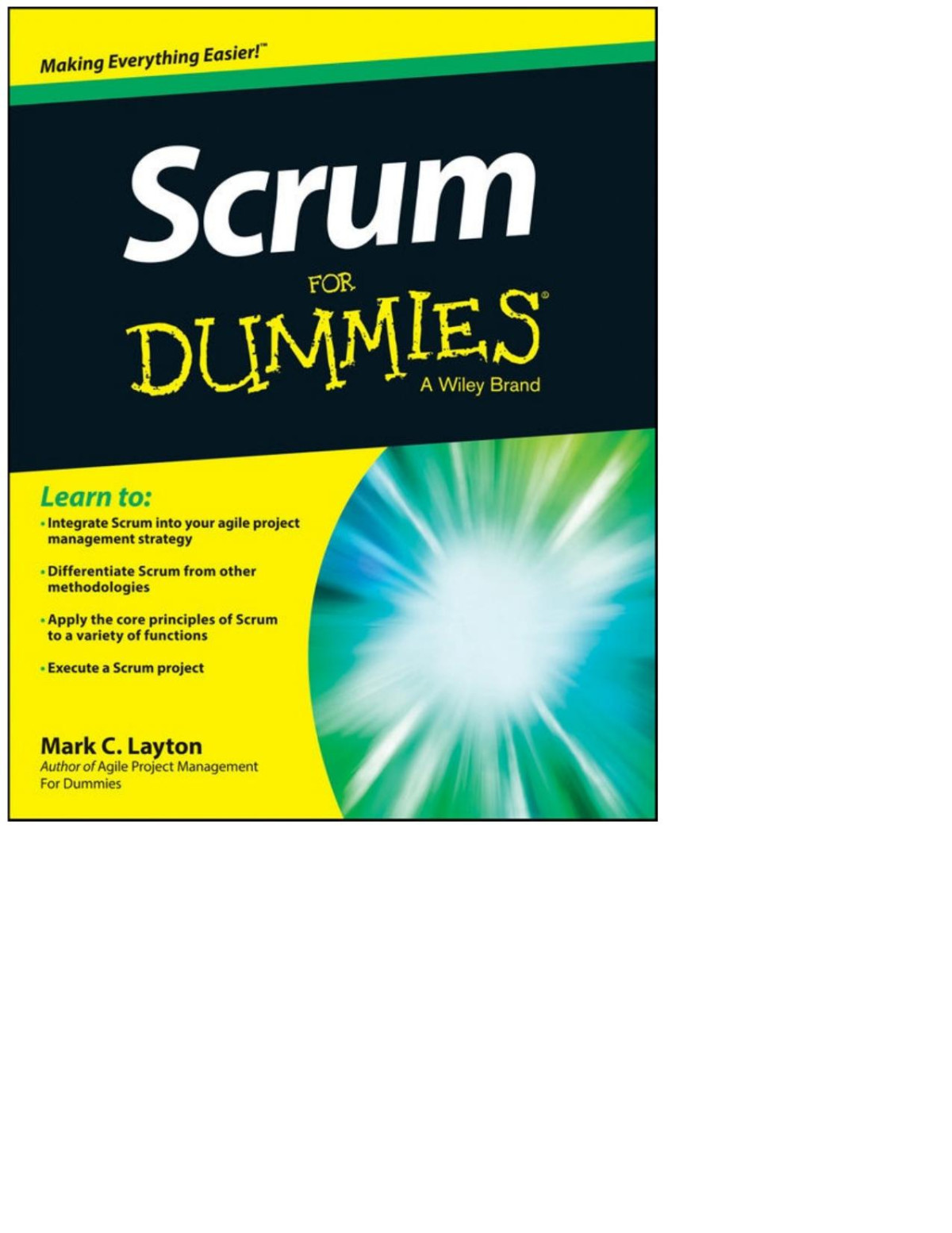 Scrum For Dummies Mark C Layton