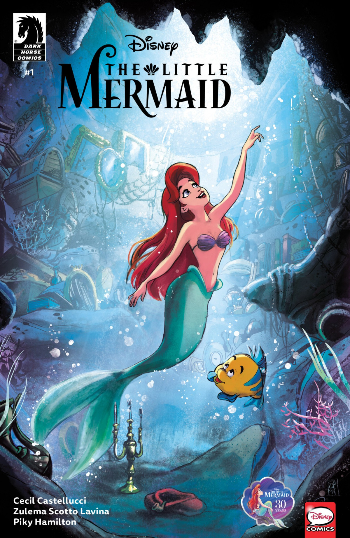 Disneys The Little Mermaid 30th Anniversary Graphic Novel 01 Cecil Castellucci Zulema Scotto Lavina Piky Hamilton