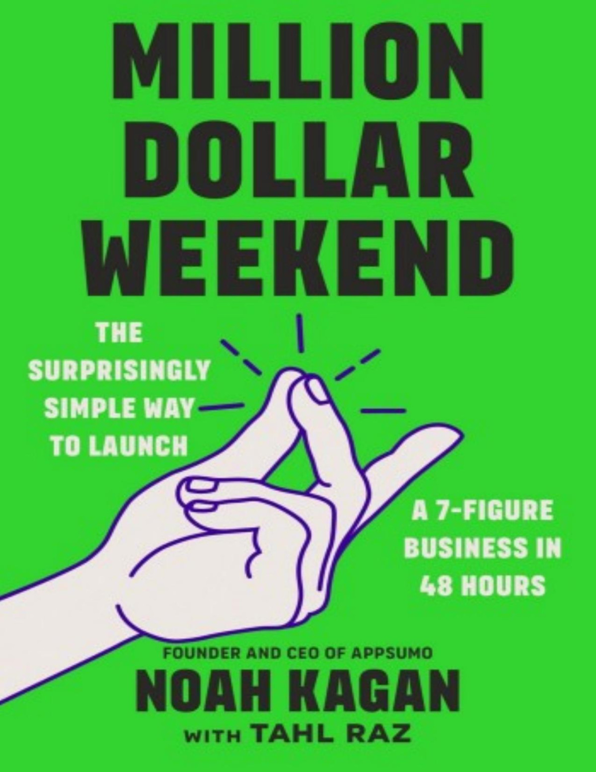 Million Dollar Weekend The Surprisingly Simple Way To Launch A 7figure Business In 48 Hours Noah Kagan