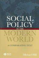 Social Policy In The Modern World 1st Edition Michael Hill