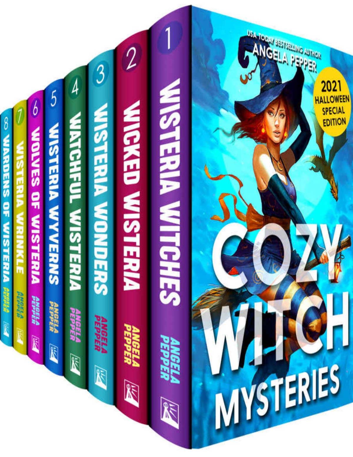 Cozy Witch Mysteries A 2021 Halloween Special Edition Box Set Of 8 Novels Angela Pepper Box Sets And Bundles Angela Pepper