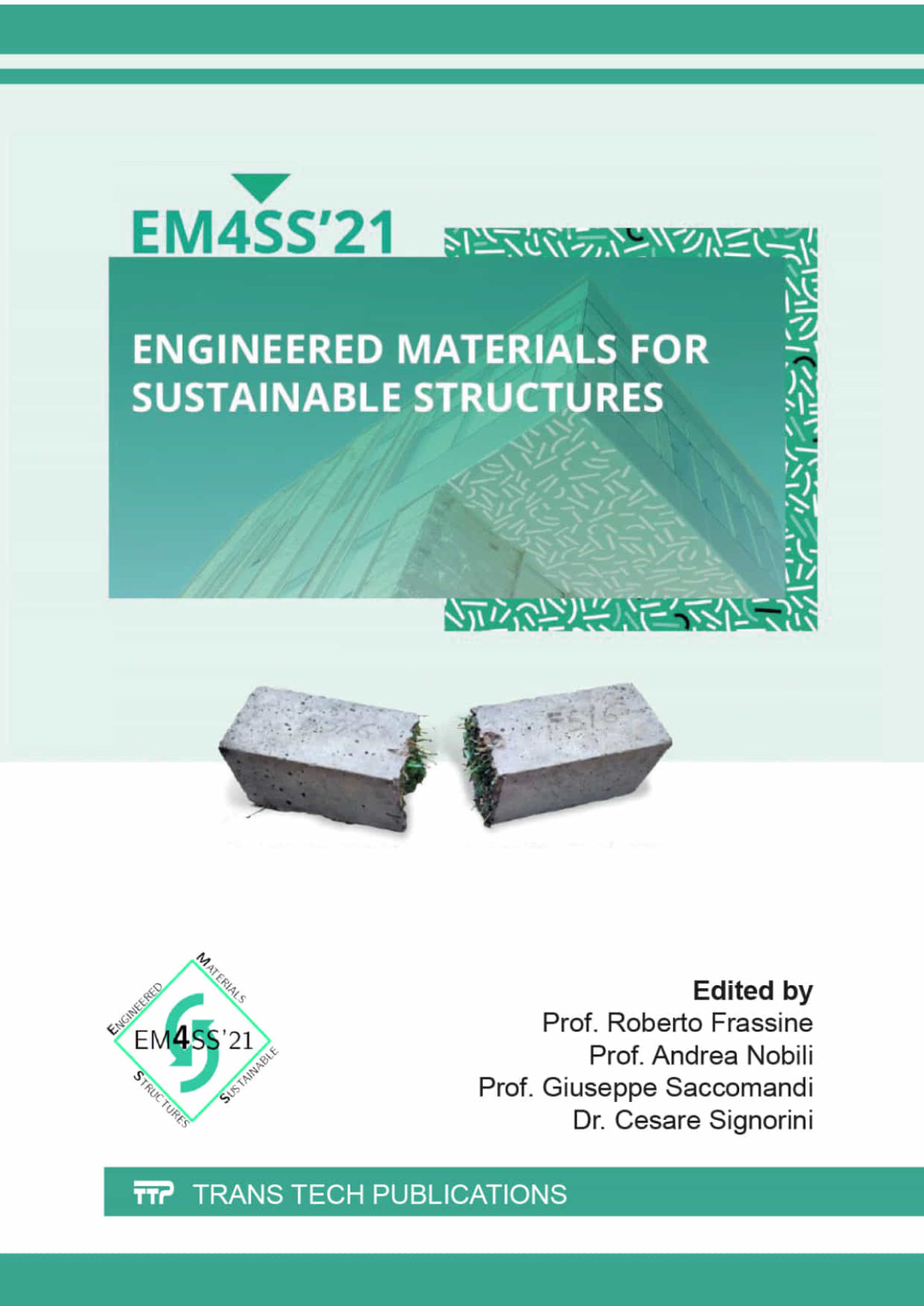 Engineered Materials For Sustainable Structures Key Engineering Materials Volume 919 Roberto Frassine