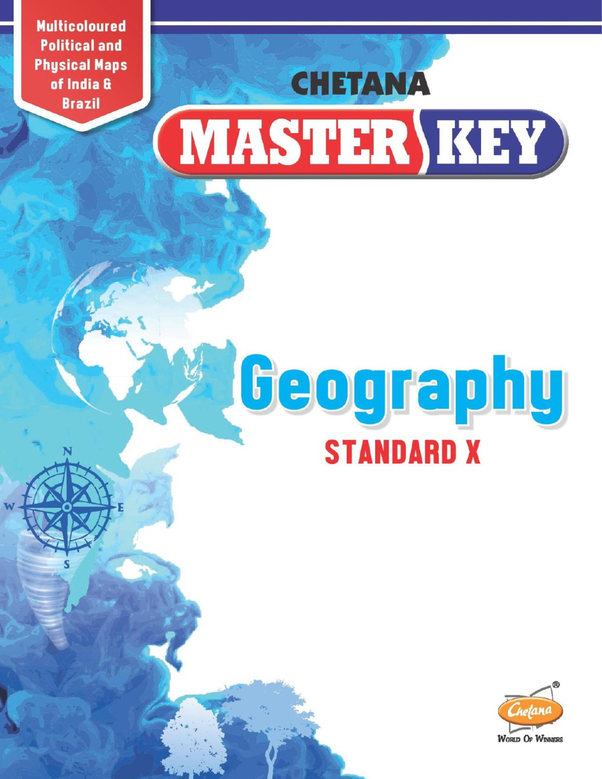 Geography Standard X Master Key 2021th Edition Chetana Publications India Llp