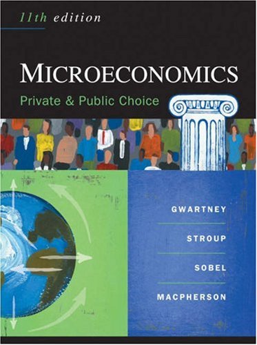 Microeconomics Private And Public Choice Available Titles Cengagenow 11th Edition Gwartney